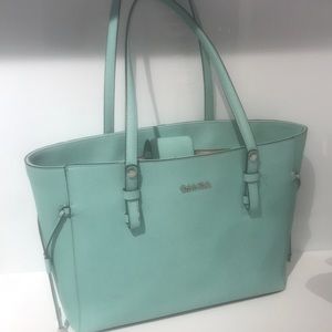 Mint green Calvin Klein bag